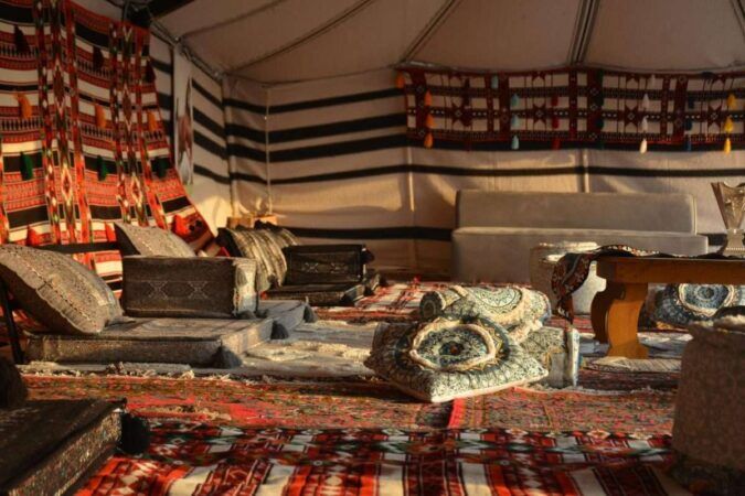 Desert Safari Sunset Boat View - Interior