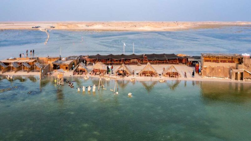 purple island kayaking in qatar