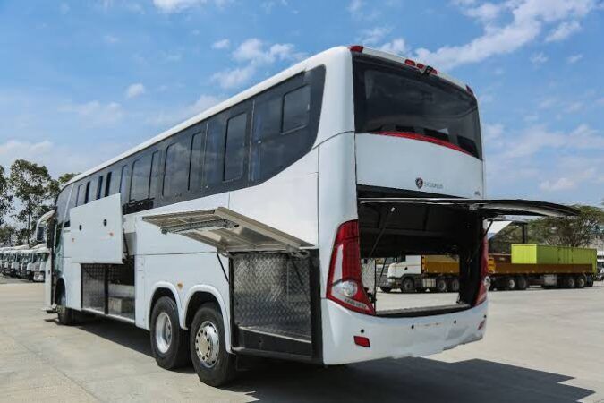 VIP Coach for Driver Qatar Bus Back View